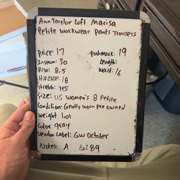 Ann Taylor Loft Marisa Petite Workwear Pants Trousers US Women's 8 Petite - Picture 7 of 7